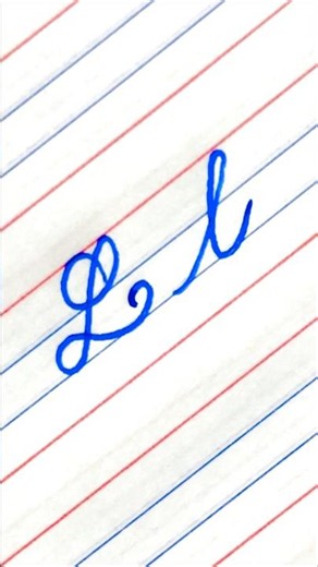 How to write in cursive writing #handwriting #calligraphy #alphabet #shorts #fyp #satisfying