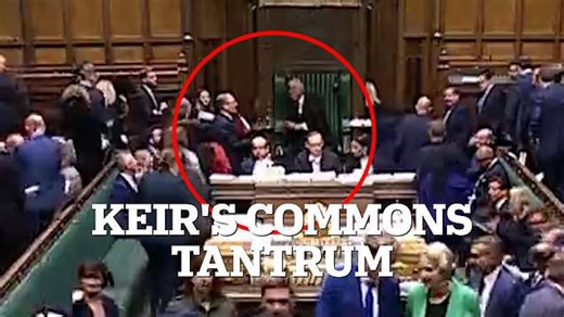 Keir Starmer let rip at Sir Lindsay Hoyle after he admonished him