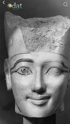 Head of an Osiride Statue of Hatshepsut #head #bust #statue #Osiris #Hatshepsut #sculpture #ancient