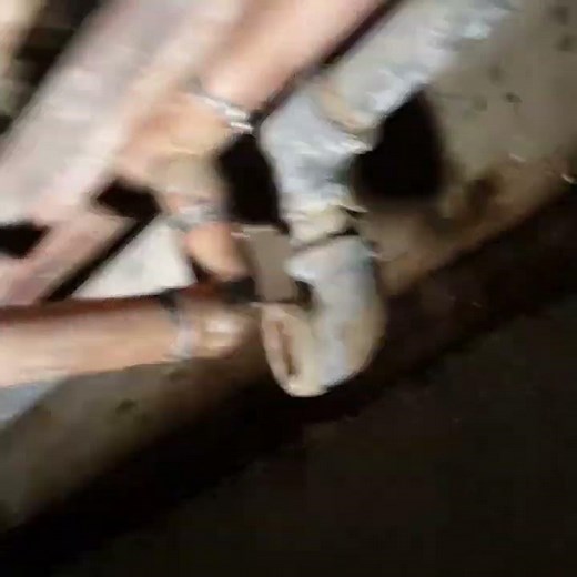 Replace a section of 1" water main from galvanized to copper