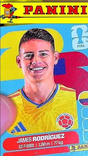 JAMES RODRIGUEZ ALBUM PANINI MUNDIAL 2026 #shorts #panini #albumpanini #albumvirtual2026