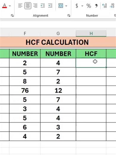 How to calculate HCF TO EASY WAY. #exceltricks #exceltips #short #exceltutorial #follower #tipsandtricks ✅六‍✈️ if you want to do smart and faster work on computer️ and this tips will be very usefull for student,Office work, Data Entry etc. ✅ Try to learn tricks and don't forget to comment like share六‍戮‍戮 and subscribe thank you.❤️ | Satvik Patel | Facebook