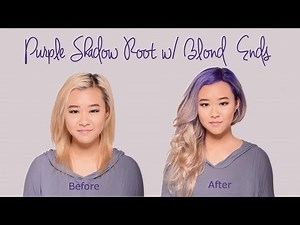 Purple Shadow Root Hair Video Tutorial