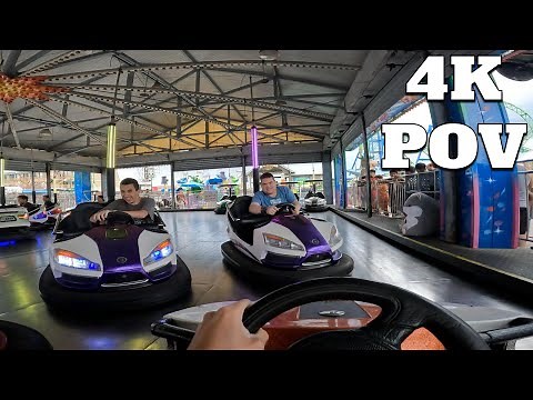 Bumper Cars On Ride POV [4K] | Casino Pier 2022