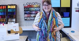 How to Make a Scarf From Fabric Scraps in 5 Easy Steps