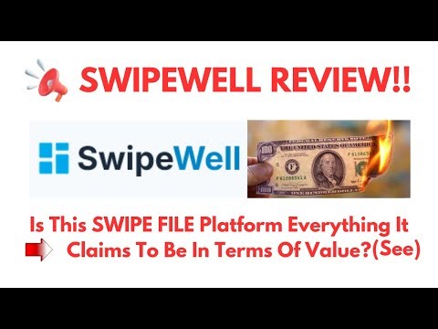 SwipeWell Review- Is This SWIPE FILE Platform Everything It Claims To Be In Terms Of Value?(SEE)