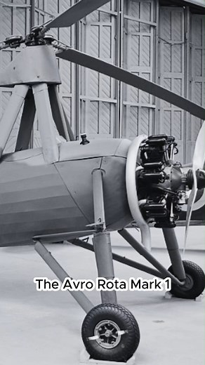 The Avro Rota Mk I was a British-built version of the Cierva C.30A autogyro, produced under license by Avro in the 1930s. While it might look like a quirky mix between a plane and a helicopter, it was actually an autogyro, meaning it had a free-spinning rotor that provided lift, but propulsion came from a conventional engine-driven propeller at the front. The Rota Mk I was used primarily by the Royal Air Force for radar calibration work, especially during and after the early stages of World War 