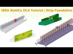 IDEA StatiCa 25.0 Tutorial | Strip Foundation Design Step-by-Step