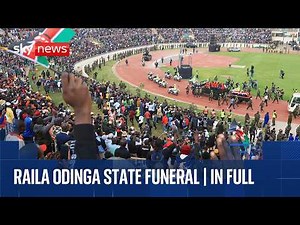 State funeral held for Raila Odinga in Nairobi | Watch in full