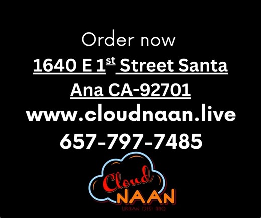 🔥 Combo Deals Are Here at Cloud Naan – Santa Ana! 🔥 Craving authentic Pakistani & Desi flavors? 🍽️ Cloud Naan Urban Desi BBQ in Santa Ana, CA is now offering Combo Deals for 1–2 persons, perfect for lunch or dinner! ✨ Available Combos: 🥘 Butter Chicken Combo – rich, creamy & full of flavor 🍗 Chicken Karahi Combo – classic desi taste 🐐 Mutton Karahi Combo – bold, authentic & satisfying Freshly cooked, 100% Halal, and served with love ❤️ Bring your friends or family and enjoy delicious food 