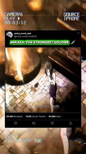 Mikasa: The Strongest Soldier 🗡️