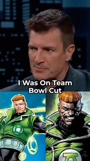Nathan Fillion DEFENDS The Bowl Cut On Green Lantern