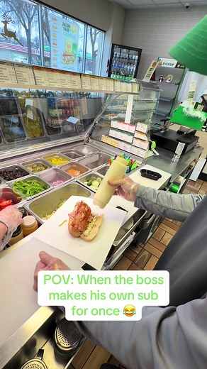 When Your Boss Makes a Subway Sandwich