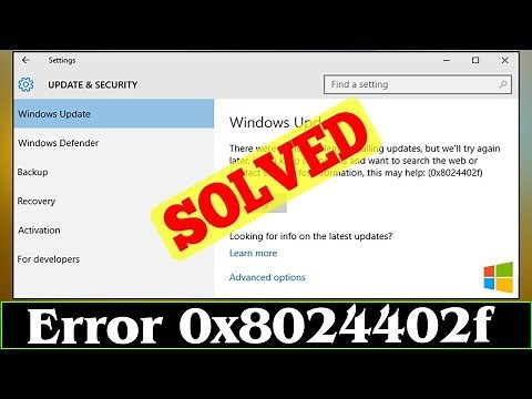 [SOLVED] Error 0x8024402f Windows Problem (100% Working)