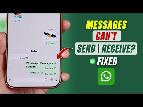 WhatsApp Messages Not Sending or Receiving?-100% Solved!