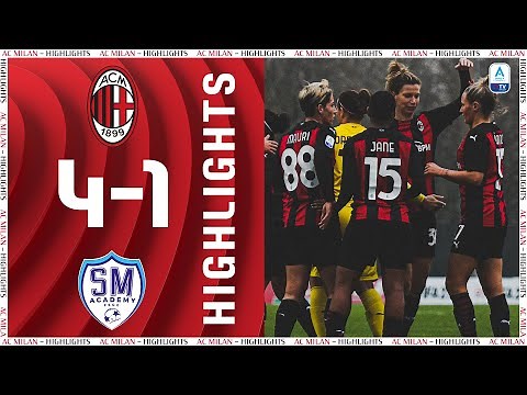 Highlights | AC Milan 4-1 San Marino Academy | Matchday 13 Women's Serie A 2020/21