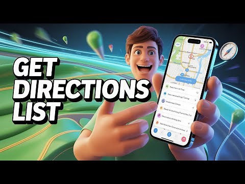 How to Get a List of Directions in Apple Maps on iPhone