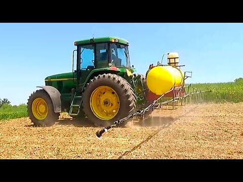 Spraying Corn Without Roundup!
