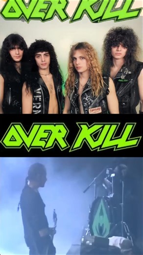 Overkill #overkill #nostalgia #music #rock #shorts #thenandnow #classicrock #80smusic #metal #90s