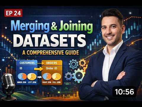 Merging & Joining Datasets Made Easy EP 24 Inner Join Outer Join, Cross Join Explained Data Analysis