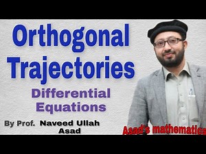 Orthogonal Trajectories | Orthogonal Trajectories Of Differential Equations