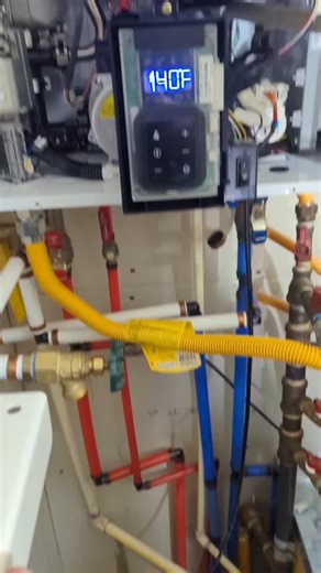 Sleepyplumbr - Technical Plumbing Mentor on Instagram: "Navien 240A with hard water problems. Example of why you need a water softener 😲 #plumber #plumbing"