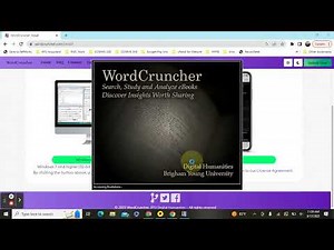How to Use the WordCruncher Voices in the Book of Mormon Database