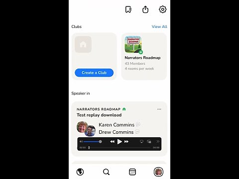 How to download a Clubhouse Replay