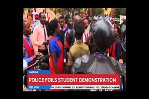 VIDEO: Makerere University students strike over the continued delay of the new academic year due to ongoing strike by public universities non-teaching staff. | NBS Television
