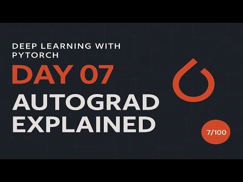 Pytorch Autograd Explained: How PyTorch Actually Learns by Itself | Pytorch for beginner | 2025