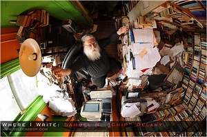 Photos of science fiction writers' nests