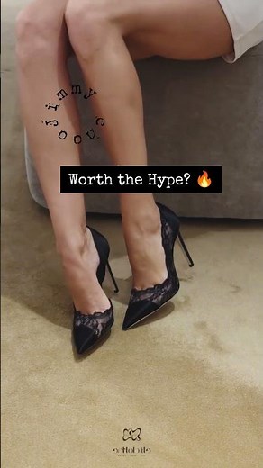 Jimmy Choo Black Lace Stilettos | Luxury Fashion at Its Best 👠✨#yt shorts #ootdinspo #jimmychoo