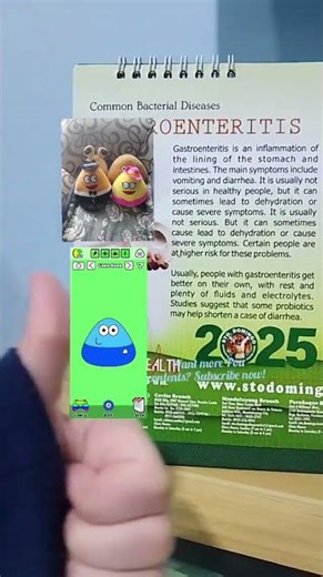 Pou and Pou app studying gastroenteritis