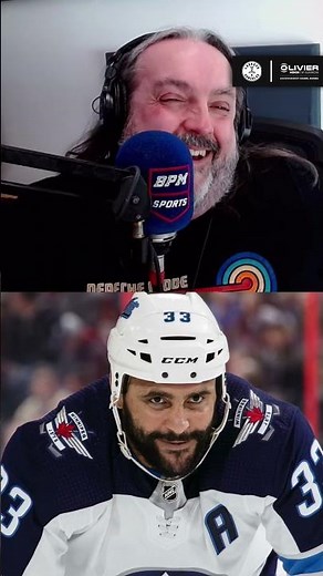 Byfuglien couldn't stop eating 🤣
