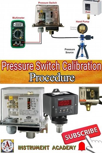 Pressure Switch Calibration Procedure | Settings of Pressure Switch #InstrumentAcademy