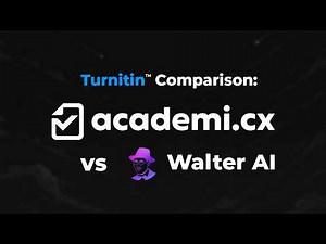 Turnitin Comparison: Academi.cx vs Walter Writes AI Accuracy Test
