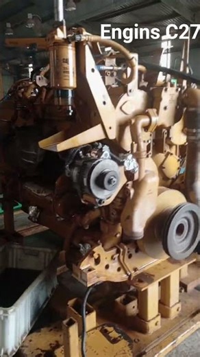 starting the C27 engins after rénovation 🤟