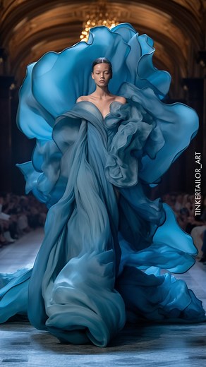 Hera Kim on Instagram: "✨ Reposting my previous design Flower-inspired dress 💙 #virtualfashion #virtualfashionshow #aiartcommunity #aiart #aiartwork #digitalart #artificialintelligence #generative #algorithm #art #computational #instartist #artwork #aiartists #midjourneyaiart #midjourneyartwork #digitalartwork #generativeart #designmidjourney #midjourneygallery #tinkertailorart"