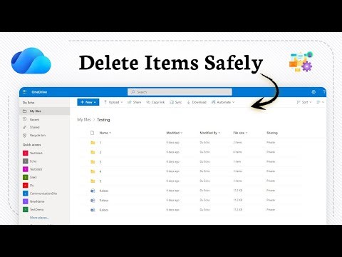 How to delete OneDrive files (Secure Deletion)