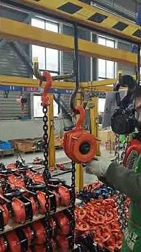 HOW TO INSTALL THE CHAIN OF MANAL CHAIN BLOCK CHAIN HOIST