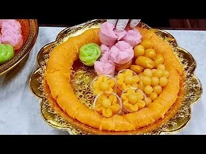 ขนมมงคล ๙ จัดพานขันหมาก #ขนมไทย#ฝอยทอง#ทองหยิบ#ทองหยอด#เม็ดขนุน ฯลฯ