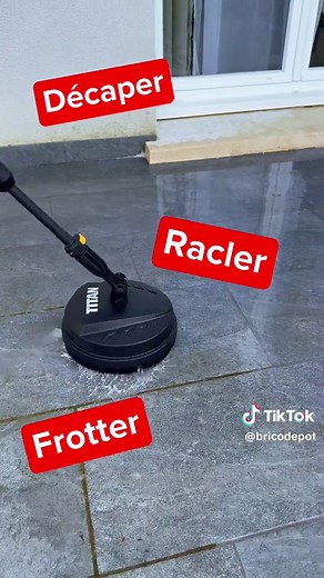 Envie d’une terrasse qui brille pour profiter du beau temps Équipez-vous avec le nettoyeur haute performance Titan et transformez vos extérieurs en un clin d’œil !🪏🏡🧼