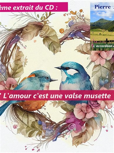 L'AMOUR C'EST UNE VALSE MUSETTE (extrait) - Pierre ANDRE La nouvelle présentation, polyvalente, de notre Duo Pierre ANDRE et Virginie, pour animer vos repas dansants, pour les jeunes et les moins jeunes, vos festivités, repas d'anniversaires, 50 ans de mariages, associations, CE, comités des fêtes, mairies, Ehpad, résidences seniors. Nous sommes à votre disposition, du musette jusqu'aux succès des années 80 à aujourd'hui. N'hésitez pas à nous contacter https://www.pierreandre-siteofficiel.com/ #