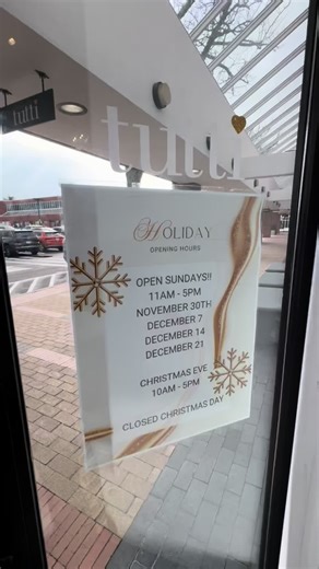 We will be reopening on Sundays for the holiday starting next week! #holidays #christmas #hanukkah #holidayshopping #fyp