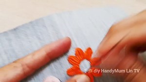 10K views · 261 reactions | "Simple Embroidery Tutorial: Sharing with You" | HandyMum | Facebook