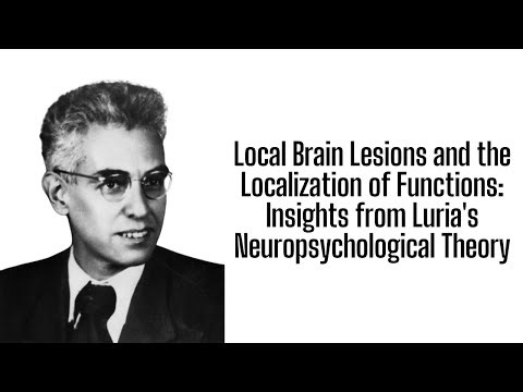 Local Brain Lesions and the Localization of Functions: Insights from Luria's Theory