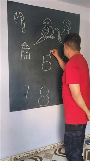 How to draw animal drawing 1to9 number #numberdrawing #drawing