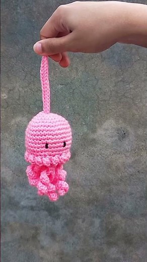 ✨️Meet my cutest crochet jellyfish 🪼