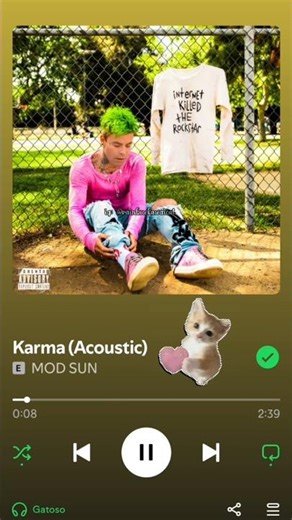Day 28. "Karma" by MOD SUN. ☀️💖 #modsun #flames #avrillavigne #karma #mgk #amor #love
