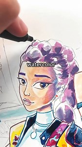 Trying watercolor painting for the first time